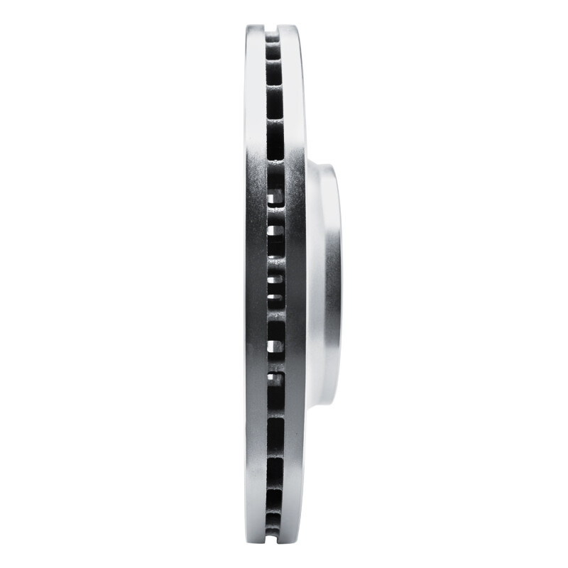 Mercedes-Benz GLE350 Brake Rotor (1) - Front Right - R1 Concepts - Drilled & Slotted - Silver - `20-`25